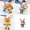 Zootopia Plush Keychain With Nick And Judy For Bag And Gift
