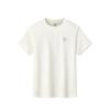 Short Sleeve Knitted T-Shirt Summer 2026 Women Tops Ivory 962628114-4