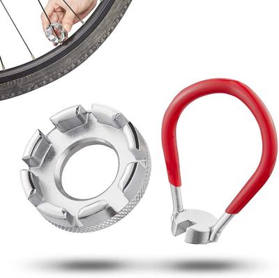 Mountain Bike Spoke Wrench Tool Demolition Axis Repair Tools Steel Wire Adjustment Chrome Plated Spanner Wrench Tools