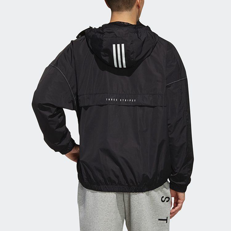 adidas Jackets Men's Black Hooded Moderate Other ED1931