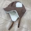 Women's winter warm windproof Lei Feng hat fleece thickened ear protection hat cycling skiing artifact cold hat men's hat