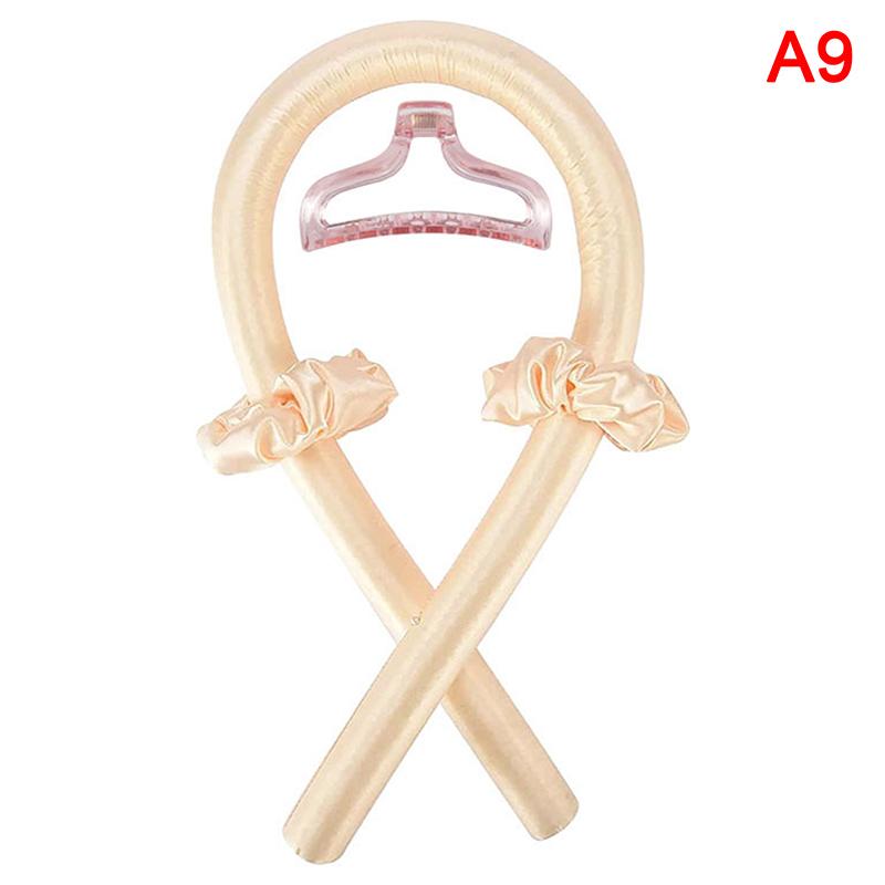 Heatless Curling Rod Headband No Heat Hair Curlers Ribbon Hair Rollers