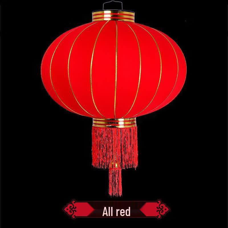 Waterproof Flocked Red Lantern