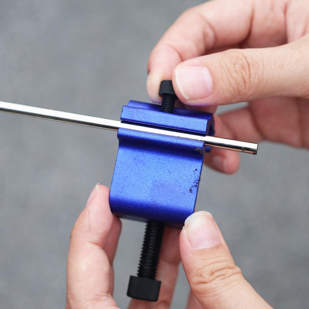 Blue/Black Motorcycle Chain Alignment Tool Quick Accurate Alignment Tool for Motor Scooter Sprocket Sport Dirt Bike ATV Repair