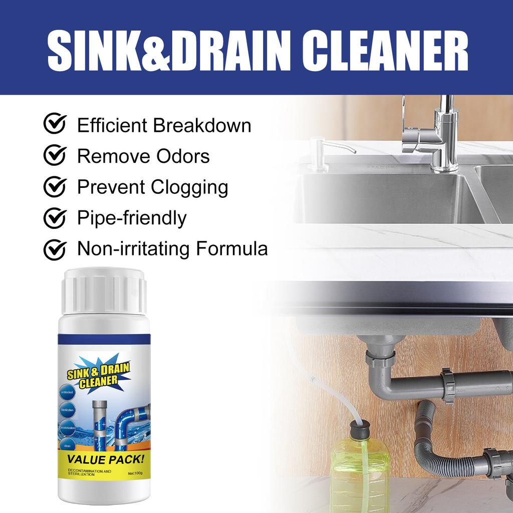 WildTornado Powerful Sink& Cleaner High Efficiency Clog Remover