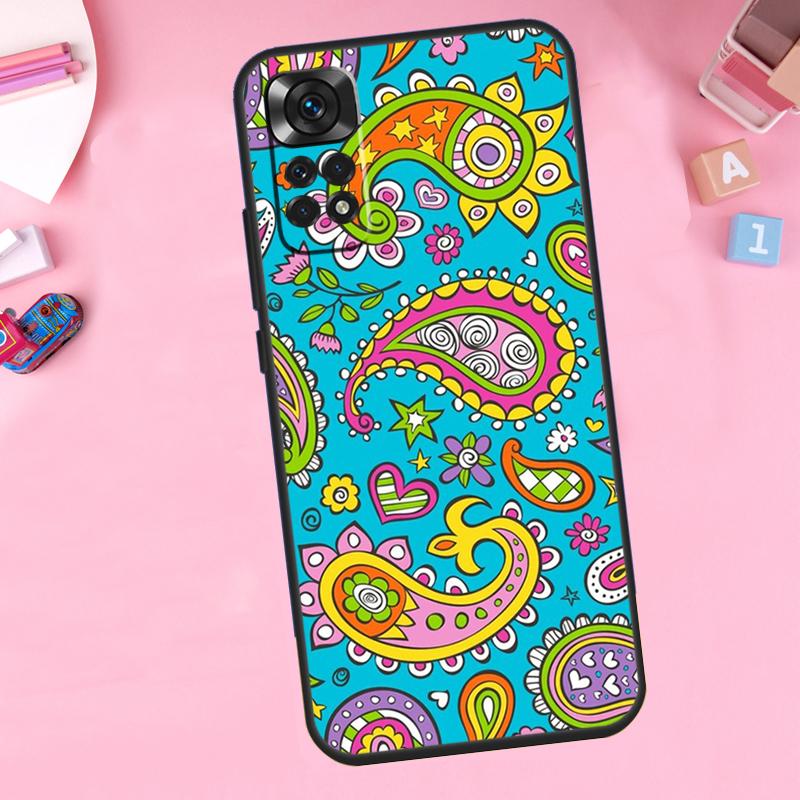 Paisley Pattern For Xiaomi Redmi Note 14 13 10 11 12 15 Pro Plus Phone Case For Redmi 15C 13C 12C 10C 14C 15