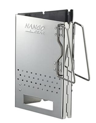 [Amazon.co.jp Exclusive] NANGOGEAR (Nanko Camping Gear) Folding Fire Starter for BBQs, Charcoal Starter, FD Charcoal Grill Master, Stainless Steel, 11