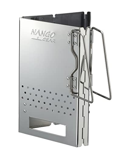 

[Amazon.co.jp Exclusive] NANGOGEAR (Nanko Camping Gear) Folding Fire Starter for BBQs, Charcoal Starter, FD Charcoal Grill Master, Stainless Steel, 11