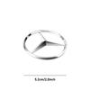 52/58mm Car Steering Wheel Center Stickers STAR Emblem For Mercedes Benz AMG W124 W202 W203 W210 W212 W220 Decal Car Accessories QZ7