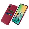 For Samsung Galaxy A06 5G/M06 5G Case Cloth+Hard PC Phone Cover with Dual Card Slots