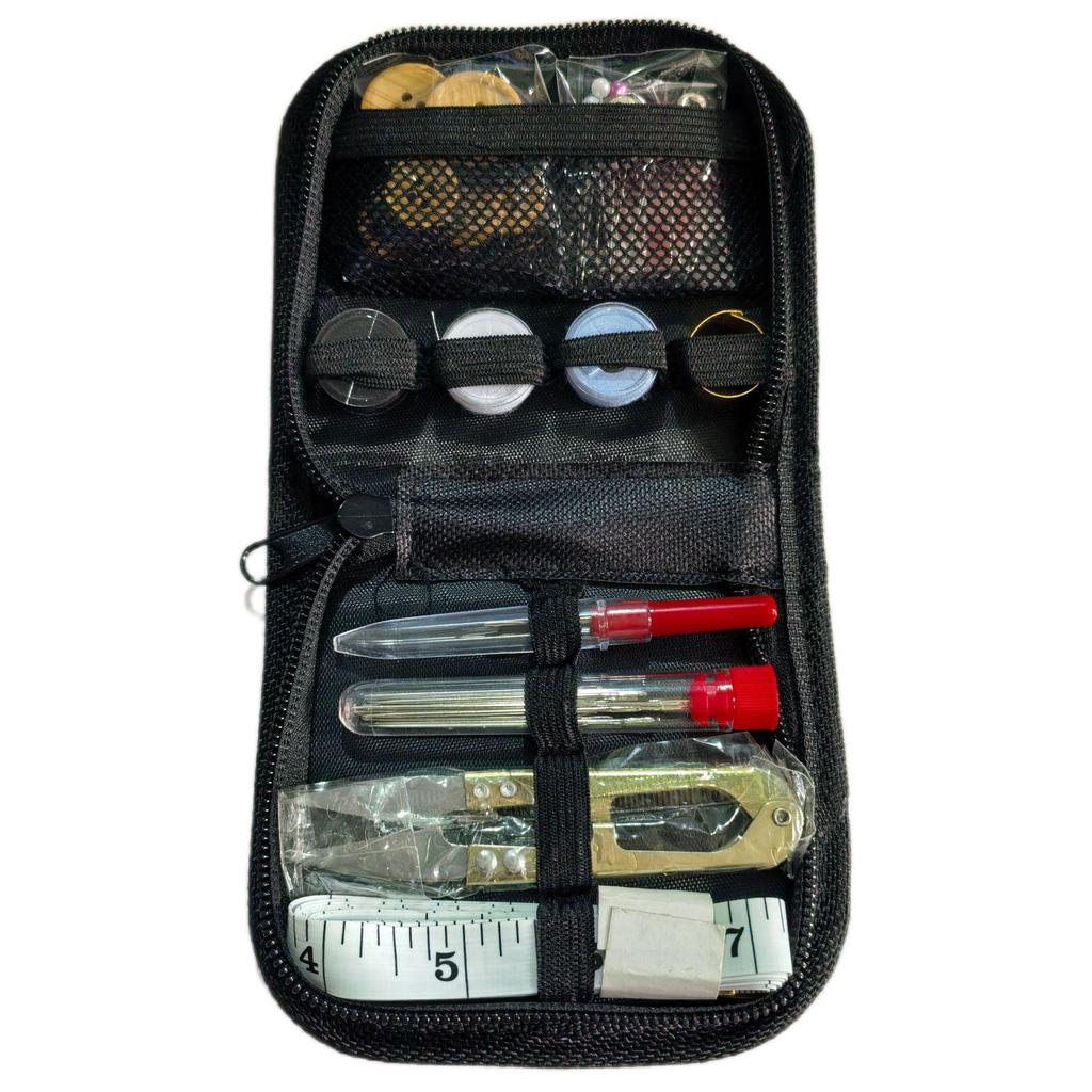 74-Piece Portable Mini Travel Sewing Kit for Outdoor Use