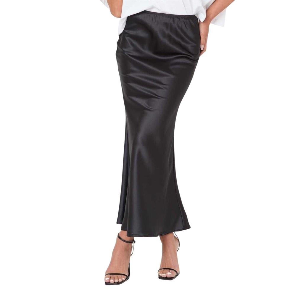 I Saw It First Womens/Ladies Satin Maxi Skirt