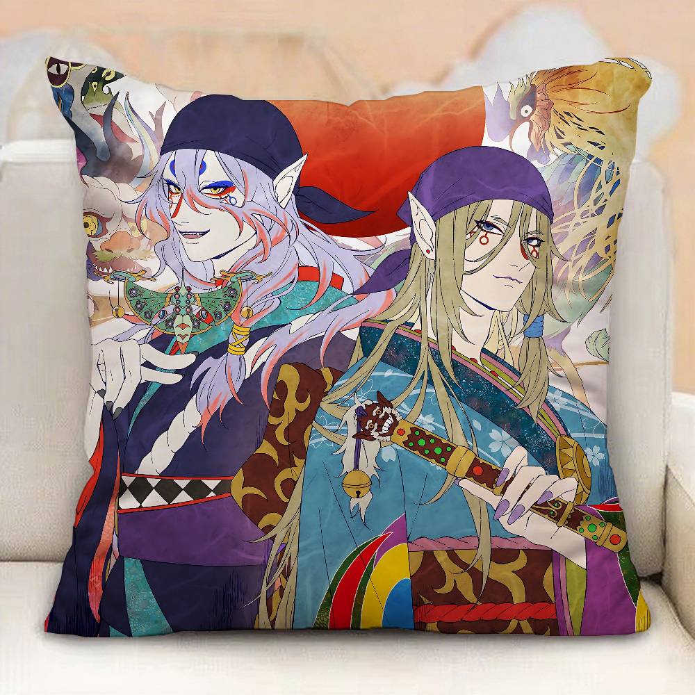Мононокэ Кусуриури Наволочка Наволочки Домашний декор Декор для гостиной Наволочки для подушек 16x16Inch