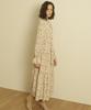 Tina Blossom Wind Beige Dress