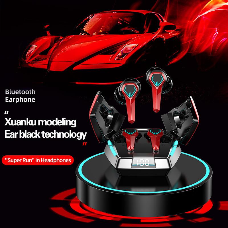 

Киберспорт беспроводные 2025 новые Bluetooth-наушники игровые вкладыши сверхдолгое время работы от батареи высокое качество звука спортивные универсальные серебряный