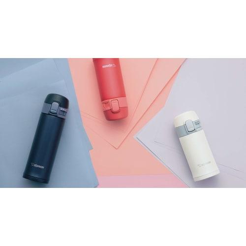 ZOJIRUSHI Water Bottle Stainless Steel Bottle Direct Drinking 200ml One Touch Open Type Coral Pink SM-PC20-PV