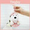 West Terrier Highland Dog Plush Keychain Toy Bag Pendant Decoration Kids Gifts