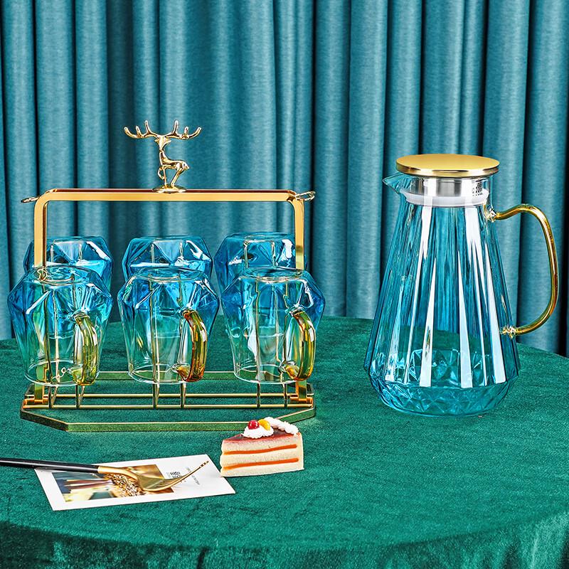 Naijiang Heat-Resistant Glass Water & Teacup Set