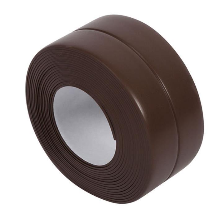 Rull med selvklebende tetningslister - SHOP-STORY - 2,2 cm tykkelse - 3,2 m lengde - Brun - Perfekt tetning