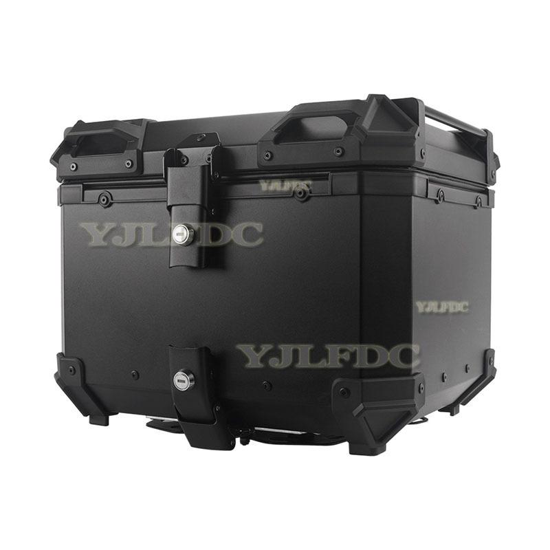 Motorrad Aluminium Topcase 45L 55L 65L Große Kapazität Motorrad Heckkoffer Universelle Gepäck Heckbox Moto Top Case Hohe Quali