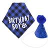 2025 Trend Dog Birthday Party Supplies,Pet Birthday Hat And Boy Doggy Birthday Bandana Set