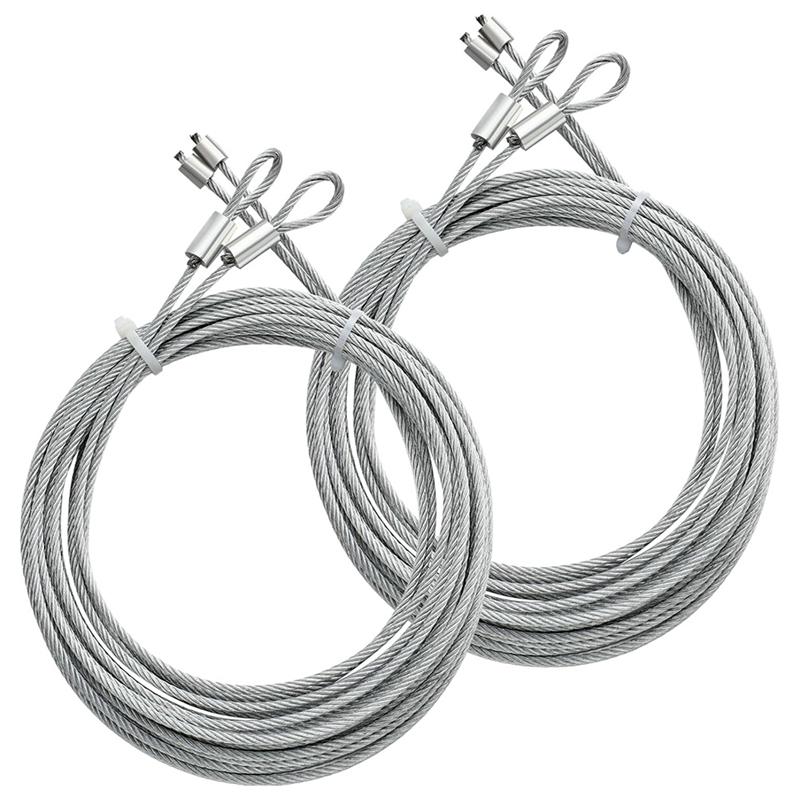 

A96I-Garage Door Cable Galvanized Torsion Cable Heavy Duty Garage Door Cable Garage Door Opener Extension Torsion Steel Cable срібний