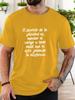 Unisex Black Crew Neck Tee Spanish Funny Happiness Quote Script Text Latin Culture Casual Soft Cotton Male Short Sleeve Daily Tops