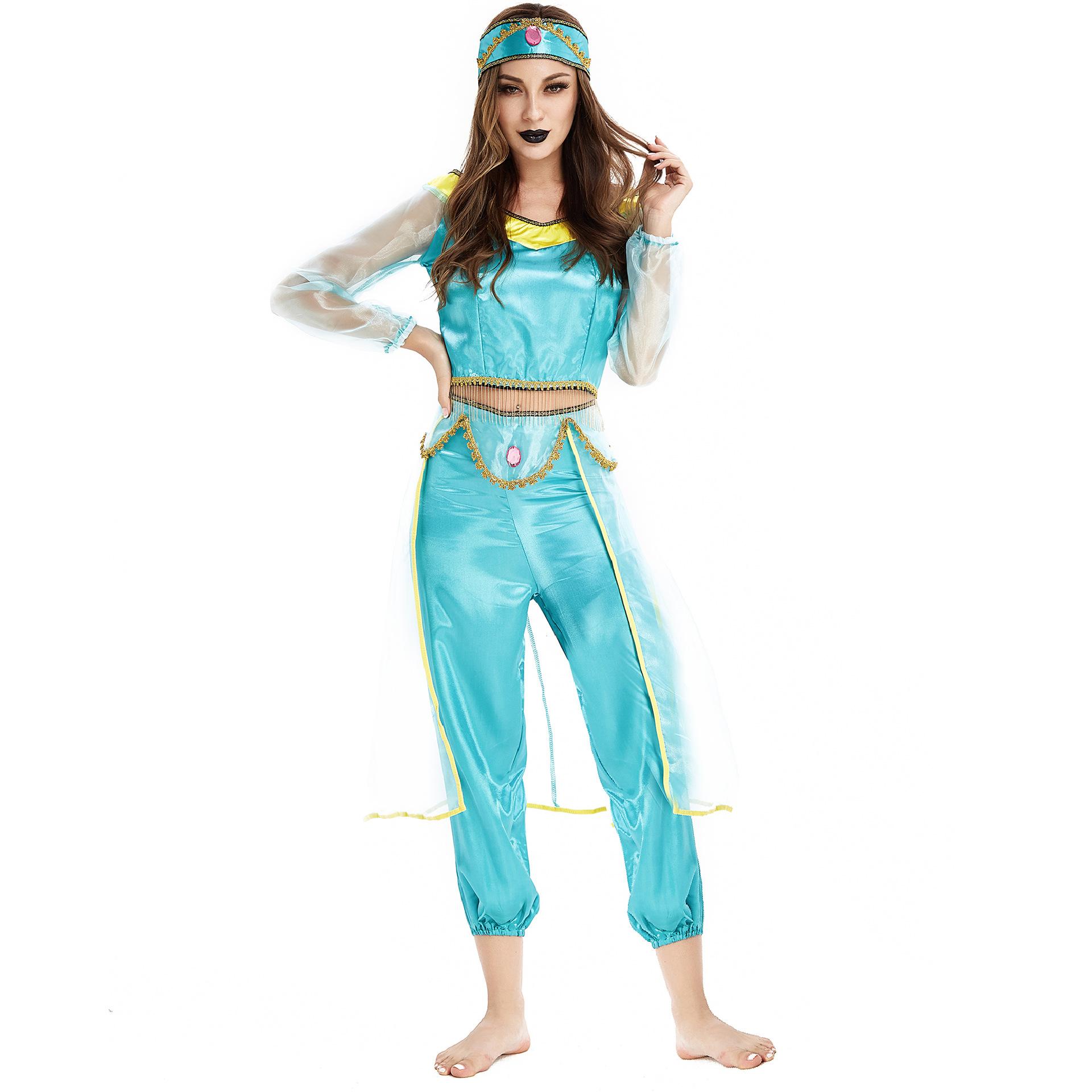 

Search banner magic lamp jasmine princess uniform, adult, female costume party costume halloween costume M