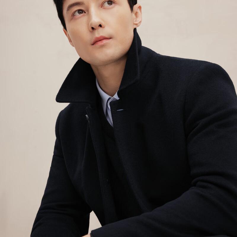 EMZ Men's Autumn/Winter Wool Overcoat