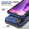 For iPhone 16 Magnetic Case TPU+PC Phone Cover with Rotary Ring Kickstand