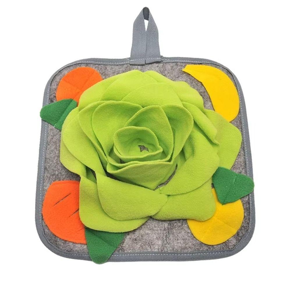 Slow Feeding Pet Sniffing Mat Hanging Straps Foraging Training Pad Pet Snuffle Mat  Rabbit Feeding