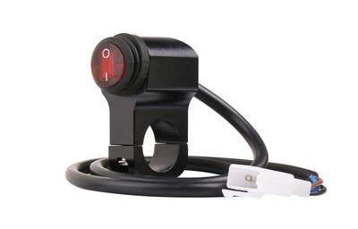 Phare de moto, Spot, Feu antibrouillard, Interrupteur Marche/Arrêt, Étanche, 0,9 pouce (22 mm), Volant Compatible