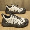Mens Hiking Shoes Soft Low Cut Non Slip Lightweight Outdoor Travel Camping Leisure Mountain Mesh Breathable Climbing Shoes Man