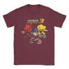 Digimon World T-Shirt Herren Baumwolle Oberteile Retro Rundhalsausschnitt Kurzarm