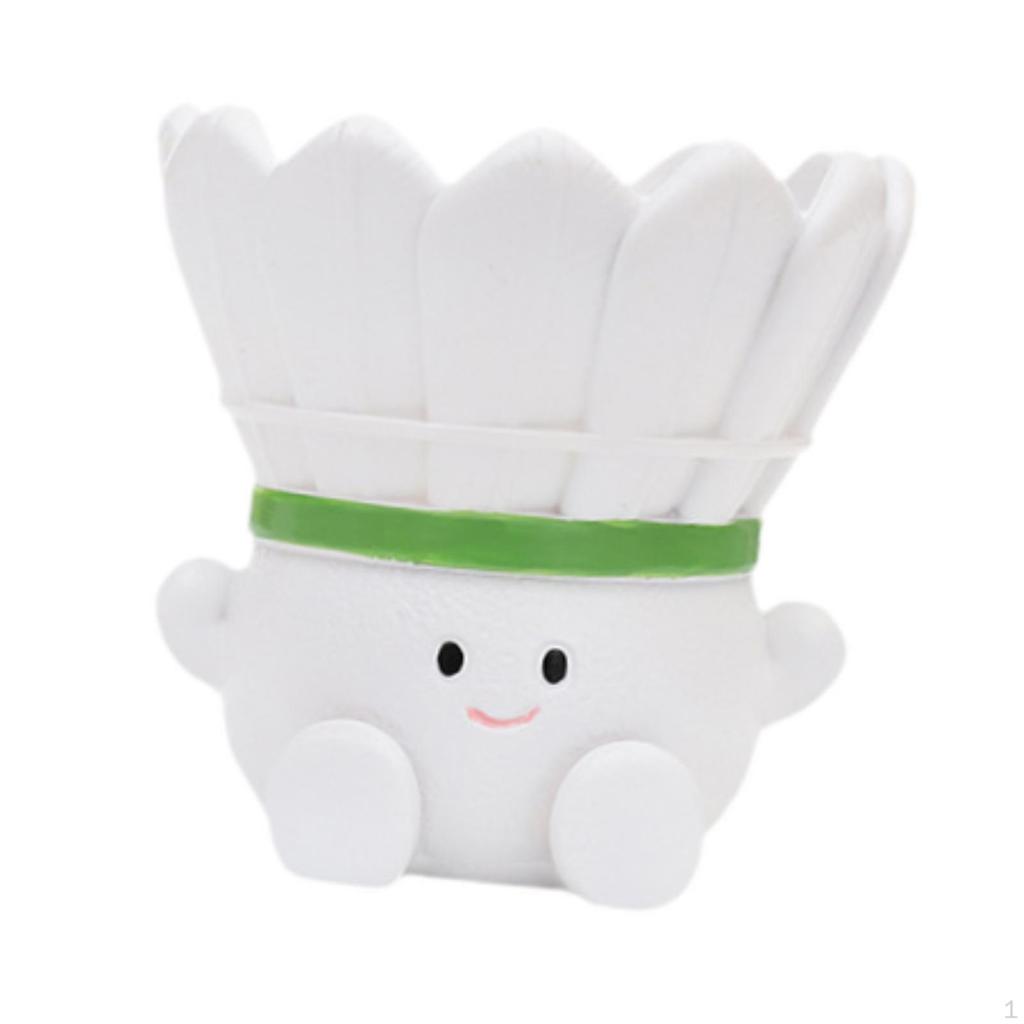 Small Face Planter Flower Pot Home Decor Sports Themed Creative Resin Plant with Drainage for