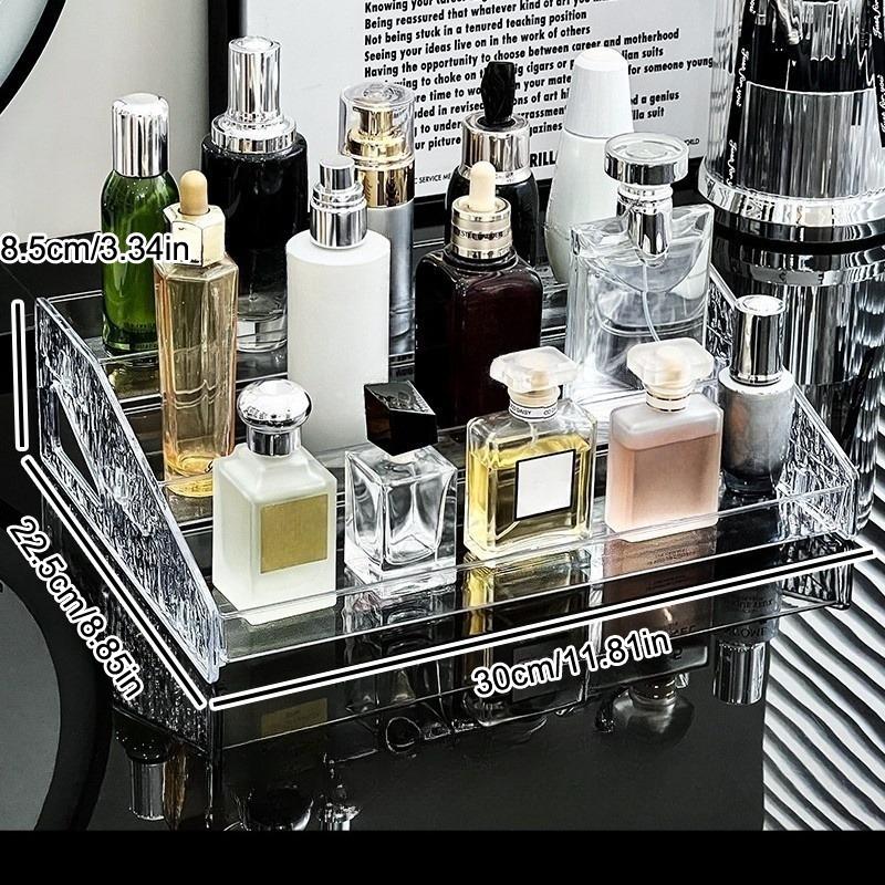Prateleira de perfume de 3 camadas, organizador de cosméticos para animais de estimação, rack de armazenamento de perfume, expositor de bonecas, organizador de temperos de cozinha