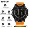 Sanda Multifunctional Waterproof Luminous Electronic Watch for Students – Unisex with Raise Hand Light Feature.