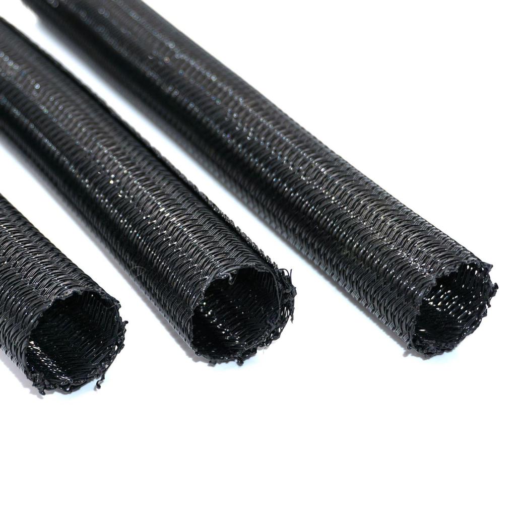 Flammhemmender PET-Geflechtschlauch: Wärmeableitung Kabelbaumwickel