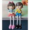 1 Set Hanging Legs Romantic Couple Showpiece | Cute Boy &Girl | Gift for Him/Her, Mother's Day, Home Décor, Living Room