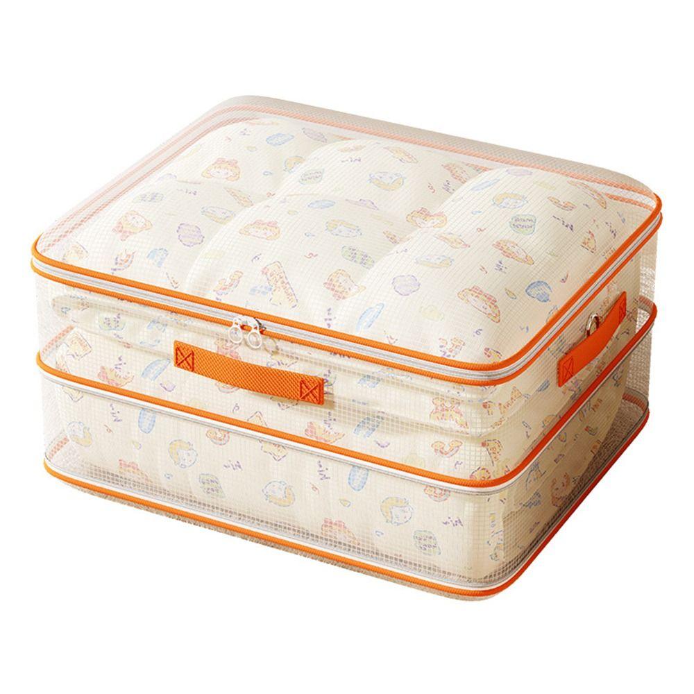 Foldable Quilt Clothes Storage Bag PVC Transparent Storage Bag  for Duvet Blanket Bedding