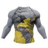 T-shirt de compression pour homme Cody Lundin Tattoo pour la salle de sport Masculin Sublimation Manches longues Rashguard BJJ Jiu Jitsu Boxe Maillot Personnalisé