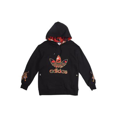 adidas Originals Trefoil Hoodie Herren Hoodies Schwarz GC8691