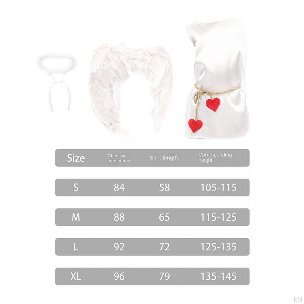 3 Pieces Angel Wing Costume Children's Beautiful Child Valentine's Day for