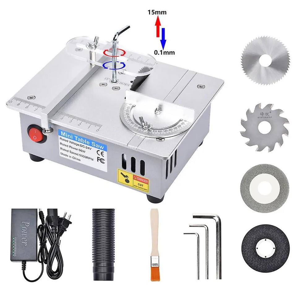 Mini Table Saw DIY Table Saw Electric Circular Saw Plastic PVC Cutter