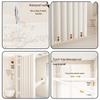 Layered Shower Curtain with Rod and Rings