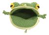 NASKA Kit Frog Purse Green Hand-Knitted HT-15 Col.A