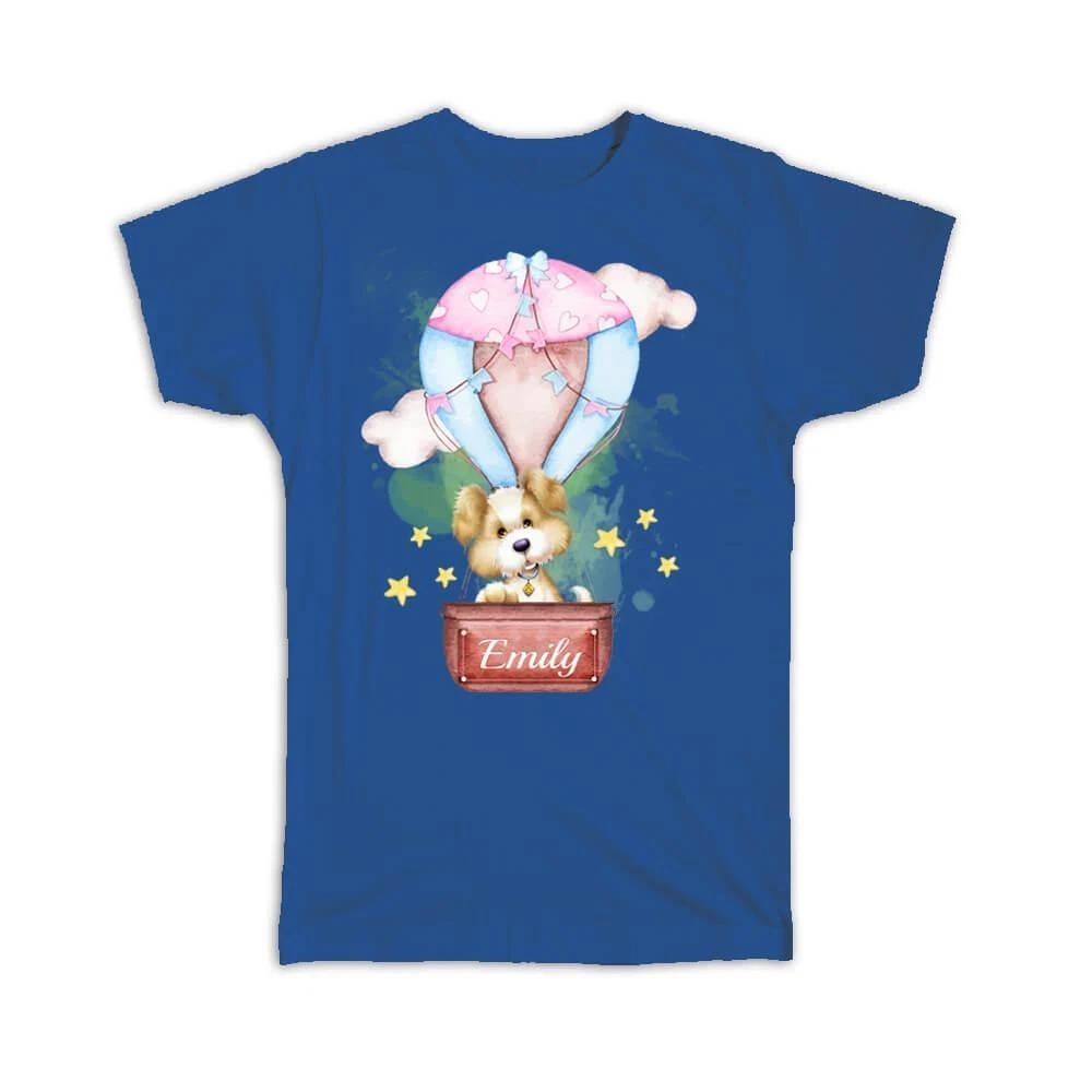 

Gift T-Shirt : Hot Air Balloon Dog For Nursery Wall Decor Baby Shower Cute Sweet XL