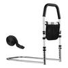 Bed Rail for Elderly, Bedside Assist Rails with PU Handrail, Adjustable Height Pipe Bedside Cane