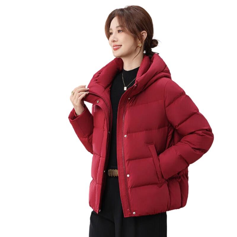 XueZhongFei Women's Winter Hooded Down Jacket X2501421002F