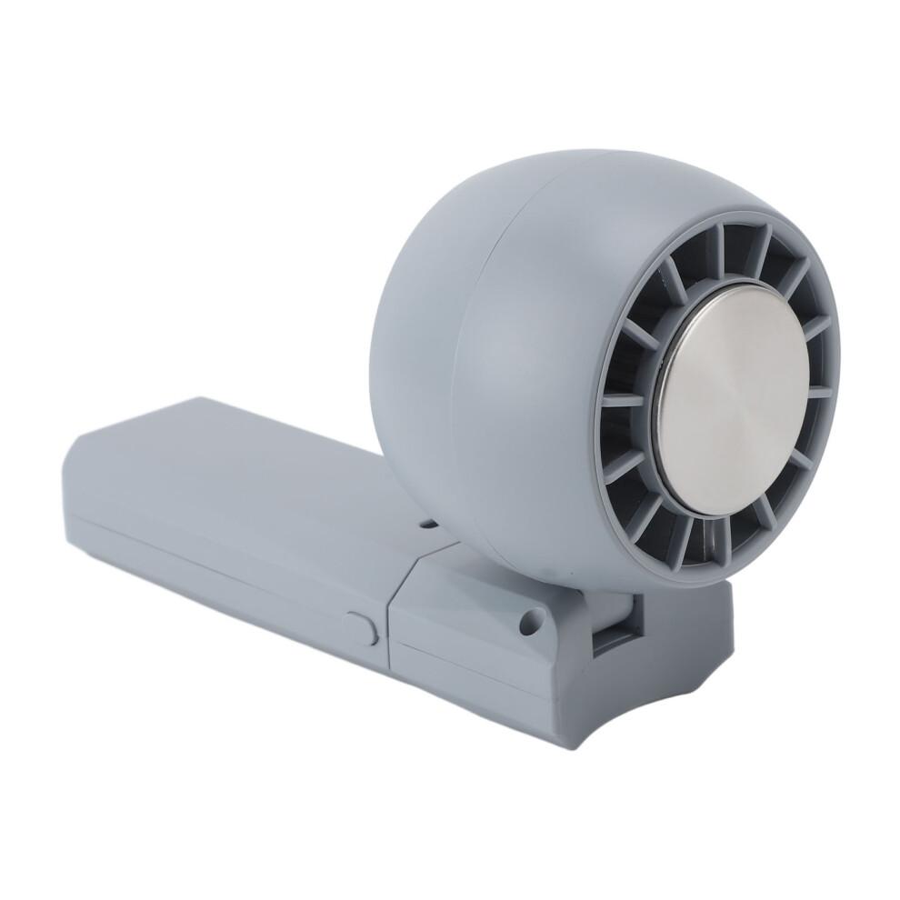 (Gräulich Blau) Faltbarer Handventilator 3 Geschwindigkeiten USB Wiederaufladbar Tragbare Kühlung